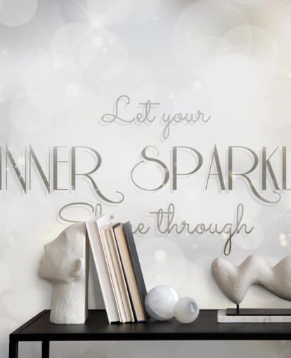 Inner Sparkle Quote Mural