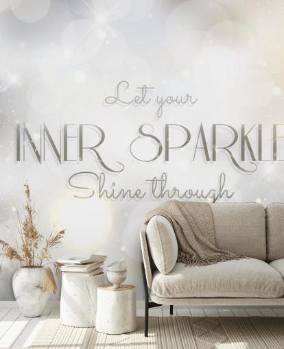 Inner Sparkle Quote Mural