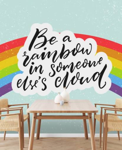 Seja um mural de arco-íris