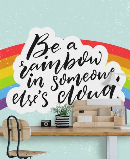 Decorazione murale Be A Rainbow