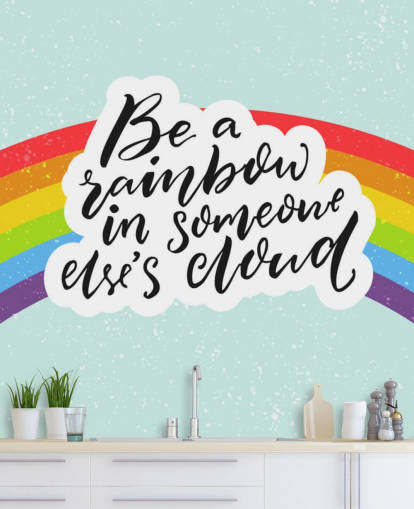 Decorazione murale Be A Rainbow