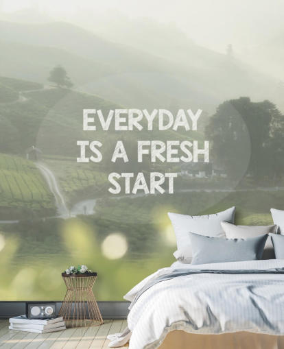 Everyday is a Fresh Start Mural Everyday is a Fresh Start Mural
