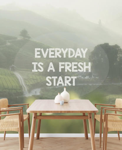 Mural Cada día es un nuevo comienzo
