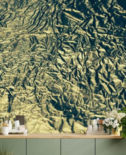 mural papel aluminio