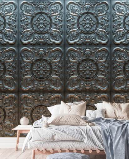 Decorative Vintage Tin Wallpaper