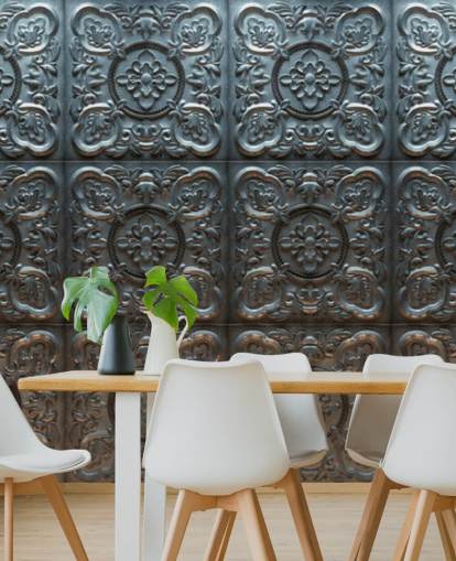 Decorative Vintage Tin Wallpaper