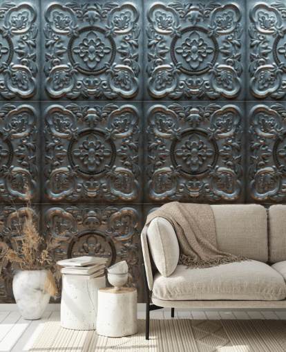Decorative Vintage Tin Wallpaper Decorative Vintage Tin Wallpaper