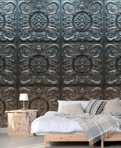 Decorative Vintage Tin Wallpaper Decorative Vintage Tin Wallpaper