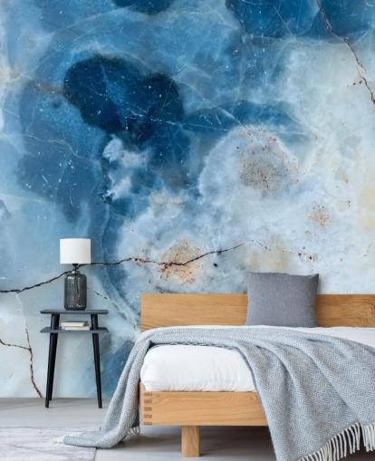 Papel de parede Blue Marble Geode