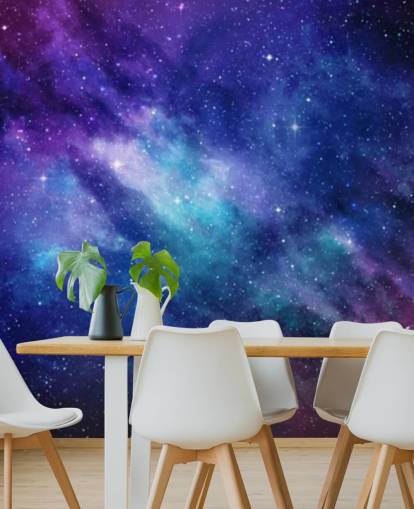 papel pintado de espacio morado, azul y rosa papel pintado de espacio morado, azul y rosa