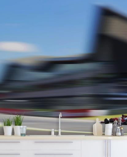 F1-Auto im Rennen Tapete F1-Auto im Rennen Tapete