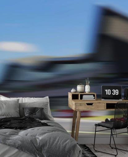 F1 auto in race behang