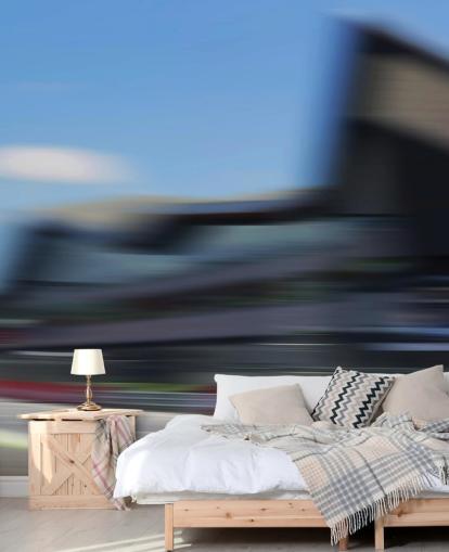 F1-Auto im Rennen Tapete