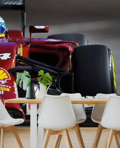 Coche de carreras rojo Coche de carreras rojo