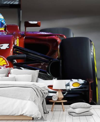 Coche de carreras rojo Coche de carreras rojo