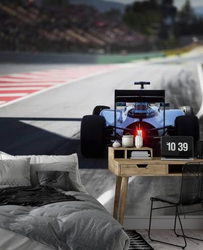 Papel de Parede Silver F1 Car Race