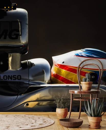 F1 Driver Side Profile in Car Wallpaper F1 Driver Side Profile in Car Wallpaper