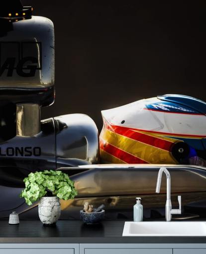 F1 Driver Side Profile in Car Wallpaper