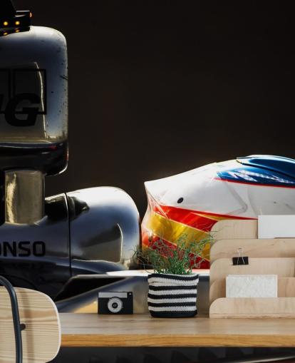 F1 Driver Side Profil i Bil Baggrund