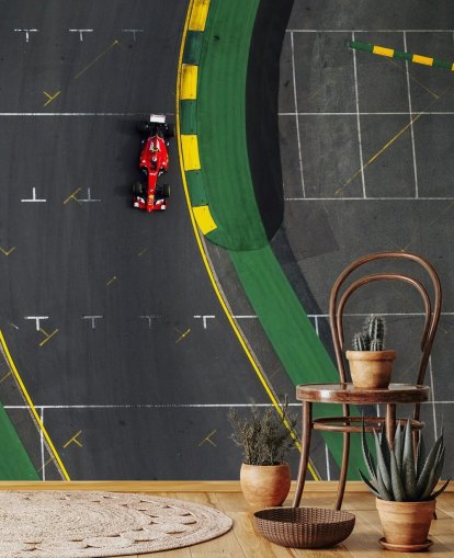 Aerial View of F1 Wallpaper