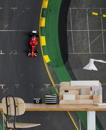 Aerial View of F1 Wallpaper