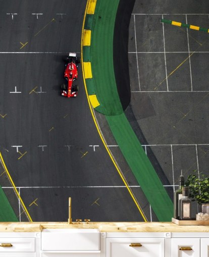 Aerial View of F1 Wallpaper