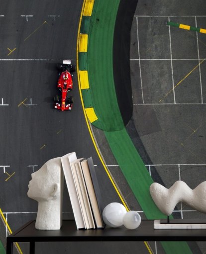Vista aerea della carta da parati F1 Vista aerea della carta da parati F1