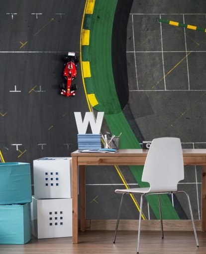 Vue aérienne du papier peint F1 Vue aérienne du papier peint F1