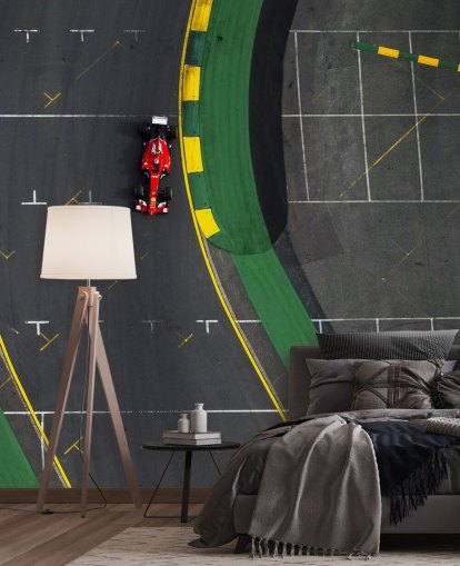 Vue aérienne du papier peint F1