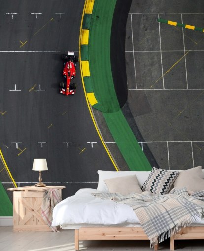 Vista aérea do papel de parede F1