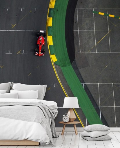 Luftaufnahme von F1-Tapete