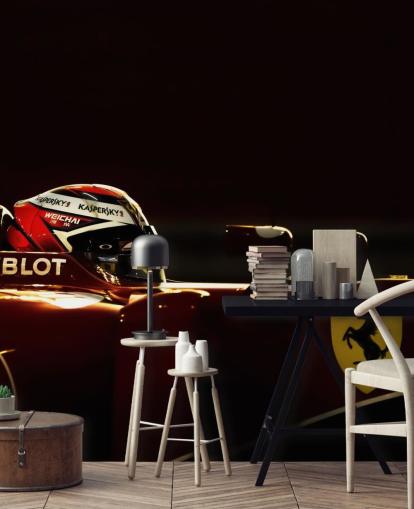 Side View of Ferrari Wallpaper