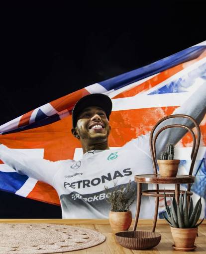 tilpassbar Lewis Hamilton tapetmaleri kaldet Lewis Hamilton Abu Dhabi 14