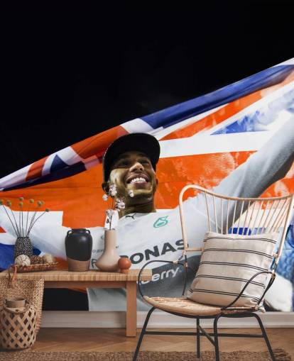 tilpassbar Lewis Hamilton tapetmaleri kalt Lewis Hamilton Abu Dhabi 14
