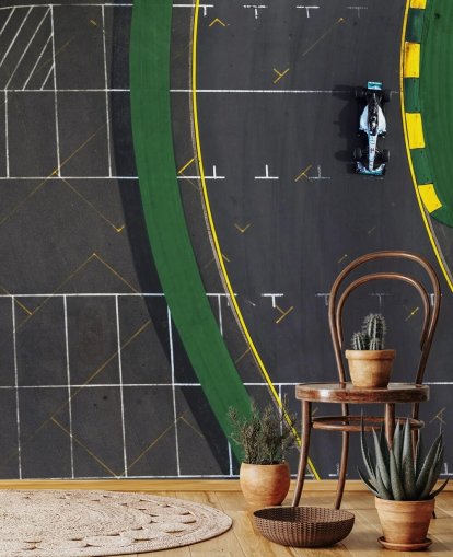 F1 Wallpaper Track Air View Wallpaper