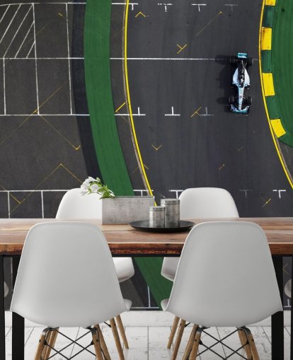 F1 Wallpaper Track Air View Wallpaper