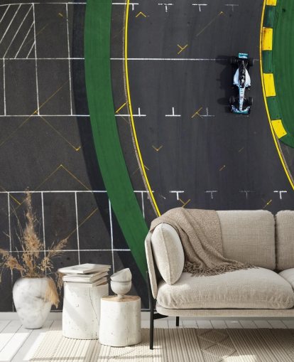 F1 Wallpaper Track Air View Wallpaper