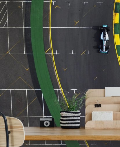 F1 Wallpaper Track Air View Wallpaper