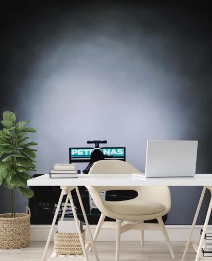 mural oscuro personalizable de papel pintado de Fórmula 1 llamado Lewis Hamilton Malaysia 2015 para dormitorios, oficinas en casa y cuevas de hombres