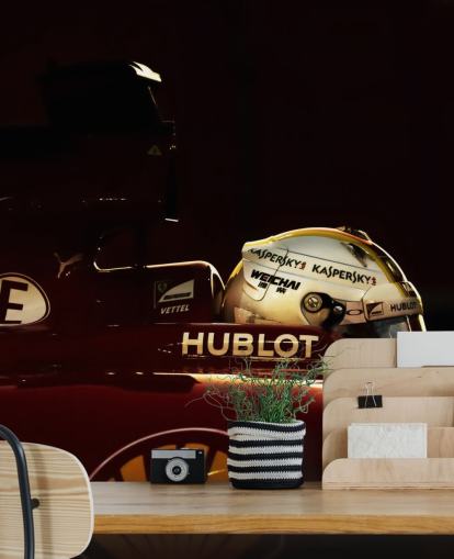 Sebastian Vettel Ferrari Car Wallpaper