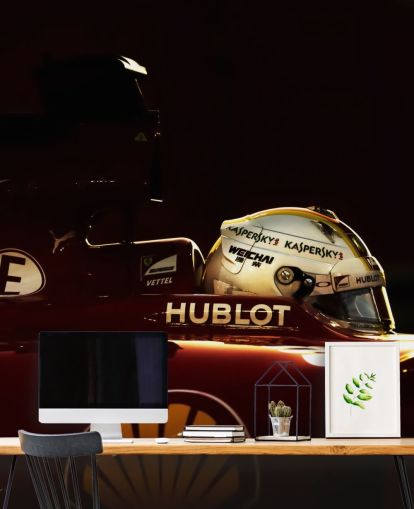 Sivukuva Red F1 -autotaustakuvasta Sivukuva Red F1 -autotaustakuvasta