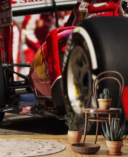 Decorazione murale con Sebastian Vettel China 15 Decorazione murale con Sebastian Vettel China 15