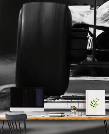 Fondo de pantalla de la rueda del coche