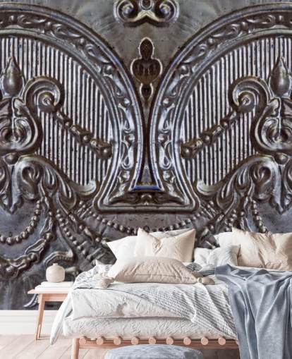 Silver Ceiling Tiles Mural