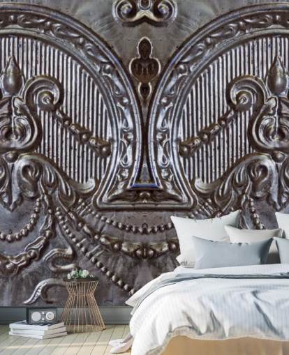 Silver Ceiling Tiles Mural