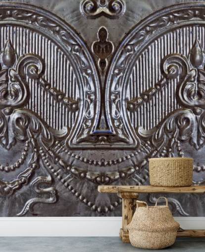 Mural Plafones plateados