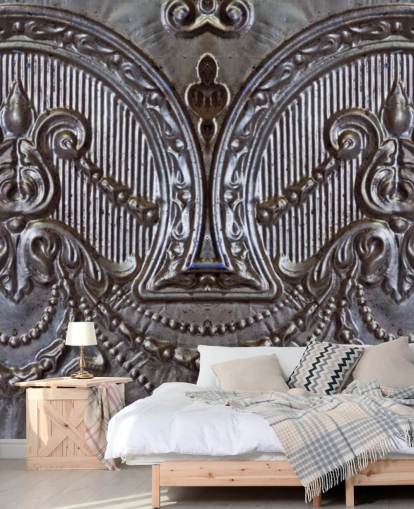 Silver Ceiling Tiles Mural