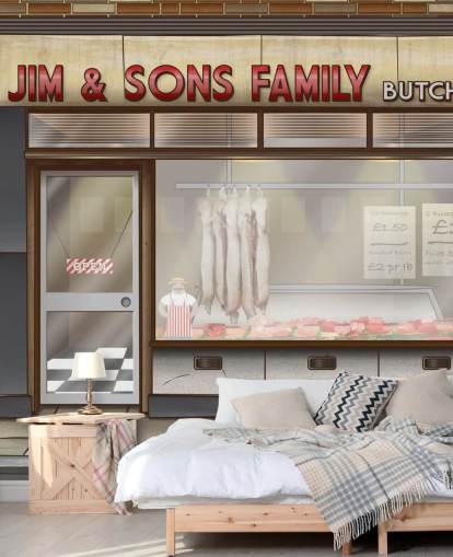 Carniceros Butchers Wallpaper 