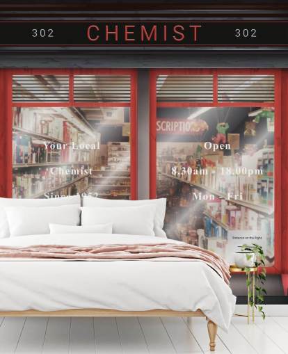 Retro-Chemiker Retro-Chemiker-Tapete Retro-Chemiker Retro-Chemiker-Tapete