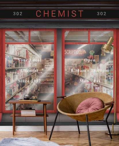 Retro kemist Retro Chemist Bakgrund 